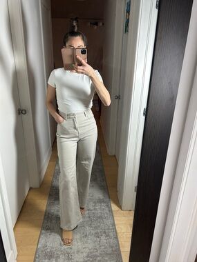 H&M Stretchy High Rise Wide Leg Jeans